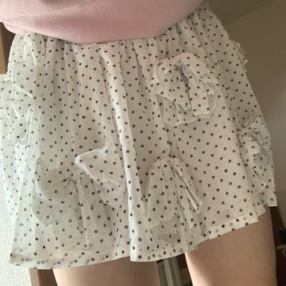 Candy Stripper polkadot skirt
